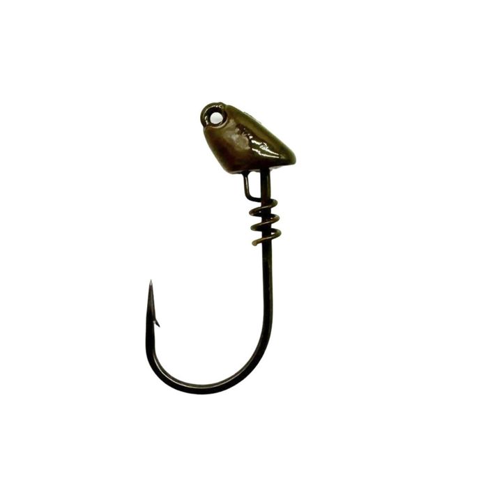 Джиг-головки Texas Custom Lures Jighead- Green Pumpkin (Multiple Sizes)