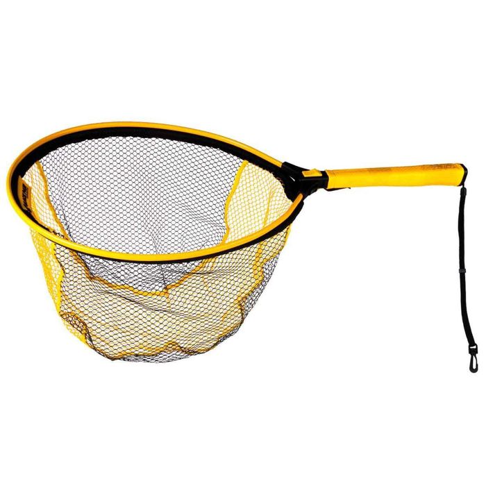 Подсачек Black Paw Fold n Float 20inX16in Oval Hoop 12in Handle Hand Net