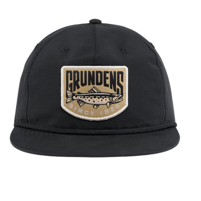 Головной убор Grundens Trout Patch Rope Trucker Hat Black