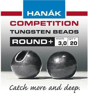 Грузила MFC Hanak Round+ Slotted Tungsten Beads