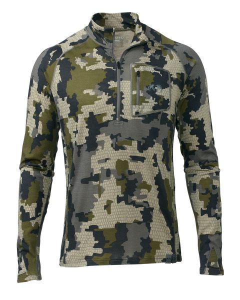 Термобельё KUIU ULTRA Merino 145 Zip-T Hunting Shirt | Verde