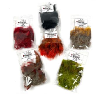 Материал для вязания мушек Hareline Strung Golden Pheasant Body Feathers