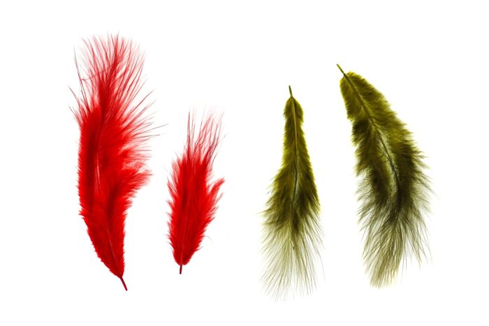 Материал для вязания мушек Hareline Mini Marabou Feathers