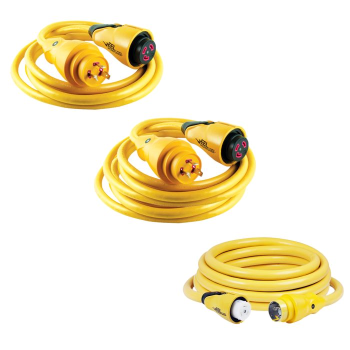 Кабель для электроники MARINCO Easily Engaged Lock (EEL) 125V Yellow Shore Power Cordset