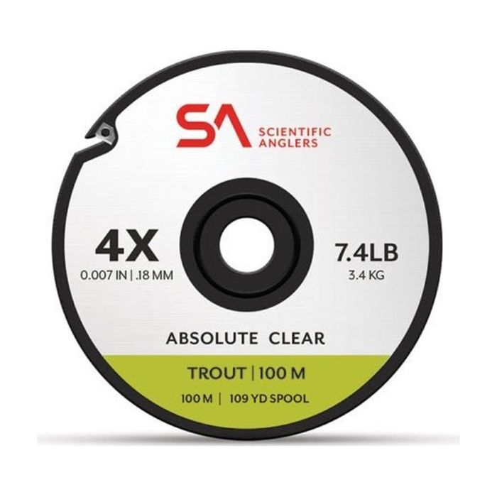 Поводковый материал Scientific Anglers Absolute Clear Trout Tippet - 100m