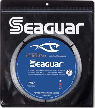 Поводковый материал Seaguar Big Game Blue Label Fluorocarbon Leader Line Clear