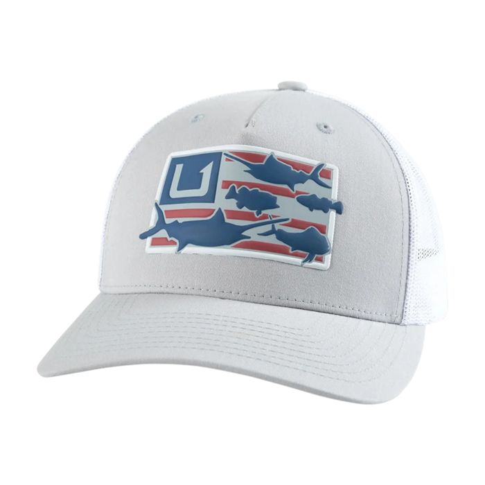 Головной убор Huk Trophy Flag Trucker Hat - Harbor Mist