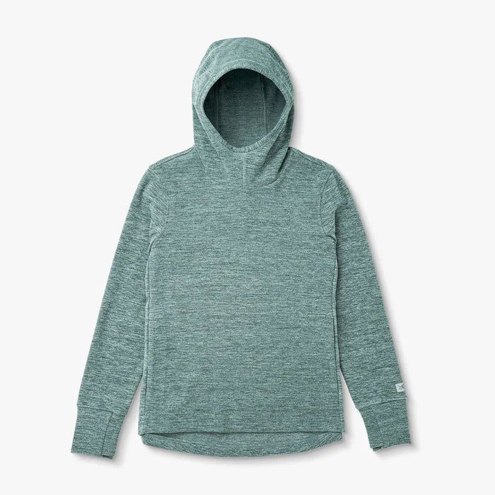 Рыболовная рубашка Waterloo Rods Aftco Women's Coastal Layer Hoodie - Dark Sea Heather