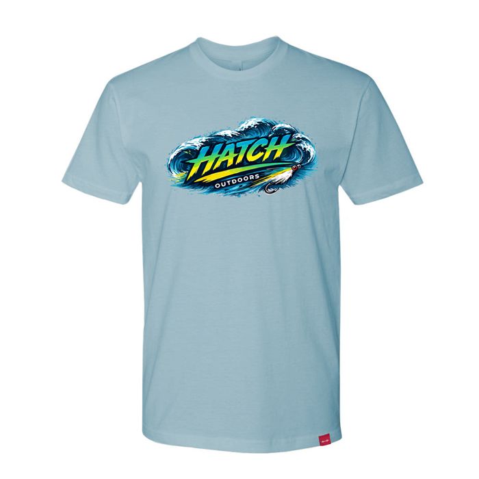 Рыболовная рубашка Hatch Outdoors, INC Scenic Fly Tee, Oceans
