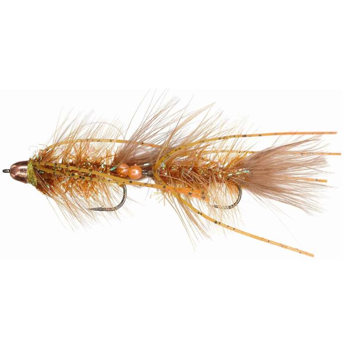 Мушки RoundRocks Big Ass Bugger Streamer Fly - Brown, Size 2
