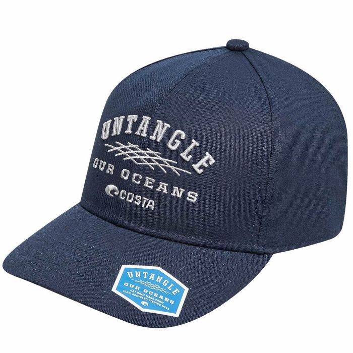 Головной убор Costa Men's Untangled Recycled Adjustable Hat - Blue - One Size Fits Most
