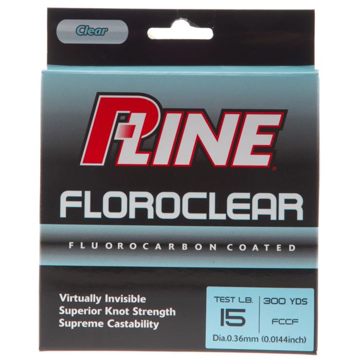 Флюорокарбоновая леска P-Line Floroclear 15 lb. - 300 yards Fluorocarbon Fishing Line