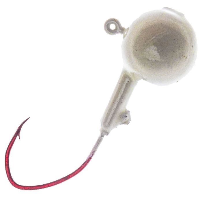 Джиг-головки D&B Eagle Claw Sickle Hook Jig Head - Glow, 1oz, 3pk