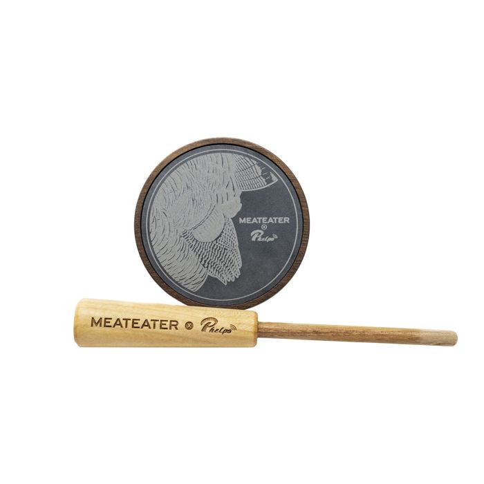 Манок Phelps Game Calls MeatEater X Phelps Slate Over Glass Turkey Pot Call