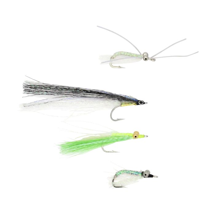 Мушки Cortland Line Cortland Fairplay Saltwater Fly Assortment 4pk