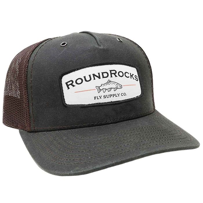 Головной убор RoundRocks Waxed Logo Patch Hat - Green - One Size Fits Most