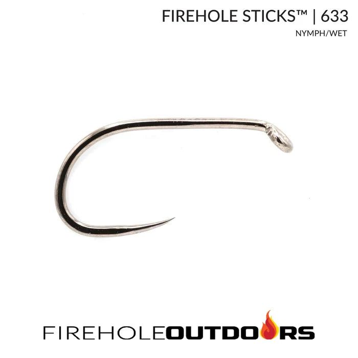 Крючки Firehole Sticks 633 Barbless Nymph/Wet Hook