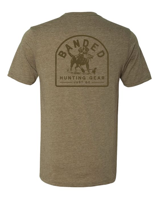 Рыболовная рубашка Banded Retriever Badge Short Sleeve Tee