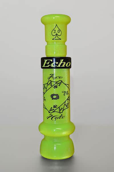 Манок Echo Calls Ace In The Hole CutDown Duck Call 2.0 - Chartreuse w/Black Band