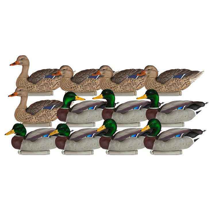 Чучело Dakota Decoy X-Treme Mallards with Painted & Flocked Heads Duck Decoys