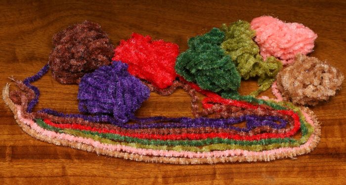 Материал для вязания мушек Hareline Dubbin Hareline Ice Dub Chenille