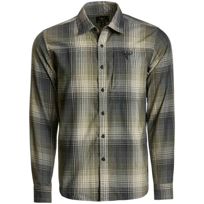 Рыболовная рубашка Kings Camo Men's Modern Flannel Long Sleeve Casual Shirt