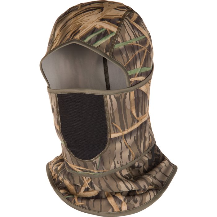 Охотничий камуфляж MST Fleece Convertible Face Mask - Mossy Oak Original Shadow Grass / On