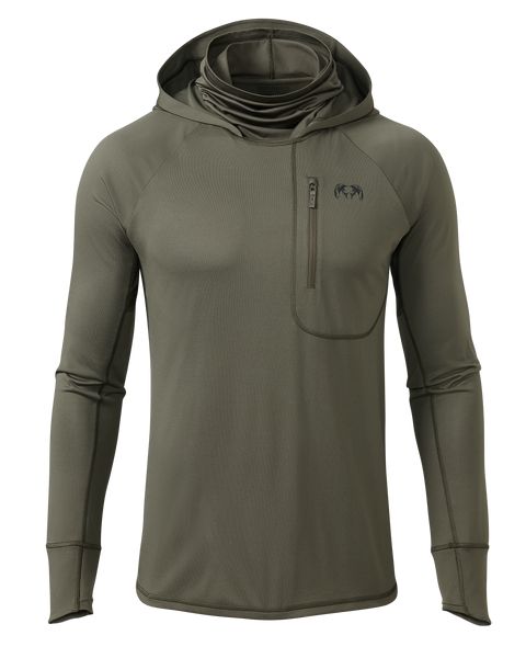 Рыболовная рубашка KUIU Gila PRO LS Hoodie | Ash