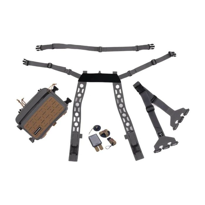 Готовая оснастка StealthGearUSA Scout Chest Rig Angler Essentials System - Wolf Grey