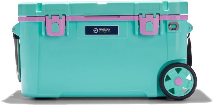 Кулер Magellan Outdoors Pro Explore Icebox 45 qt Hard Cooler Turquoise / Pink