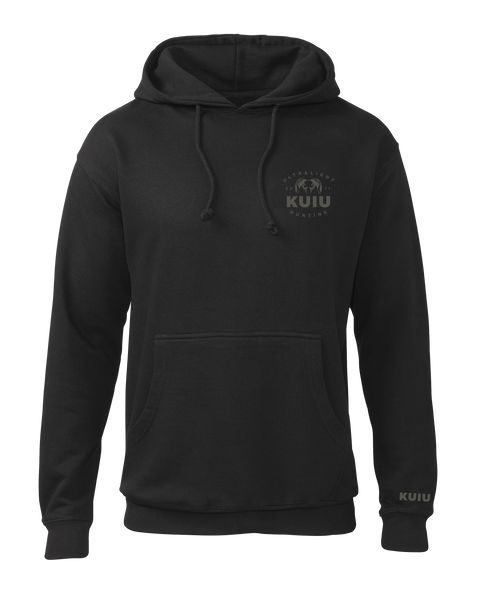 Рыболовная рубашка KUIU Ultralight Chest Logo Hoodie | Black