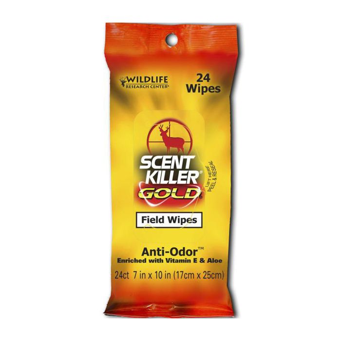 Приманка или нейтрализатор запаха Wildlife Research Scent Killer Gold Field Wipes
