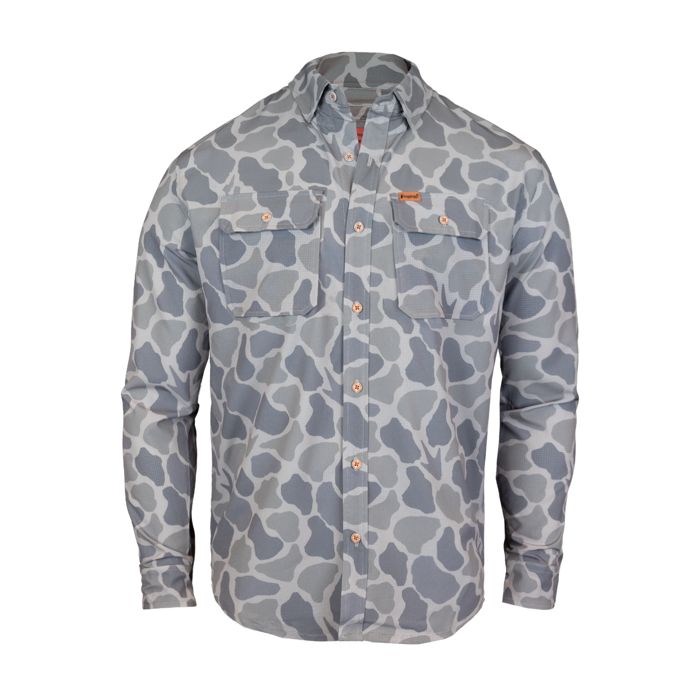 Рыболовная рубашка frogg toggs Air Flow Long Sleeve Shirt | Faded Duck Camo