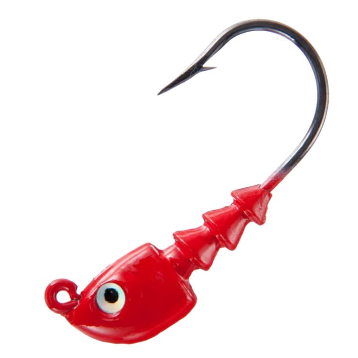 Джиг-головки bass assassin Fishing Lures Bass Assassin Jighead - Red - 4 Count